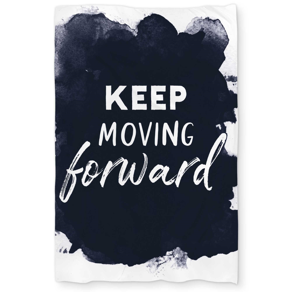 C1DCTXLW8XCU7E Keep Moving Forward Spiritual White Twin Size Extra Long Duvet Cover - Home Decor
