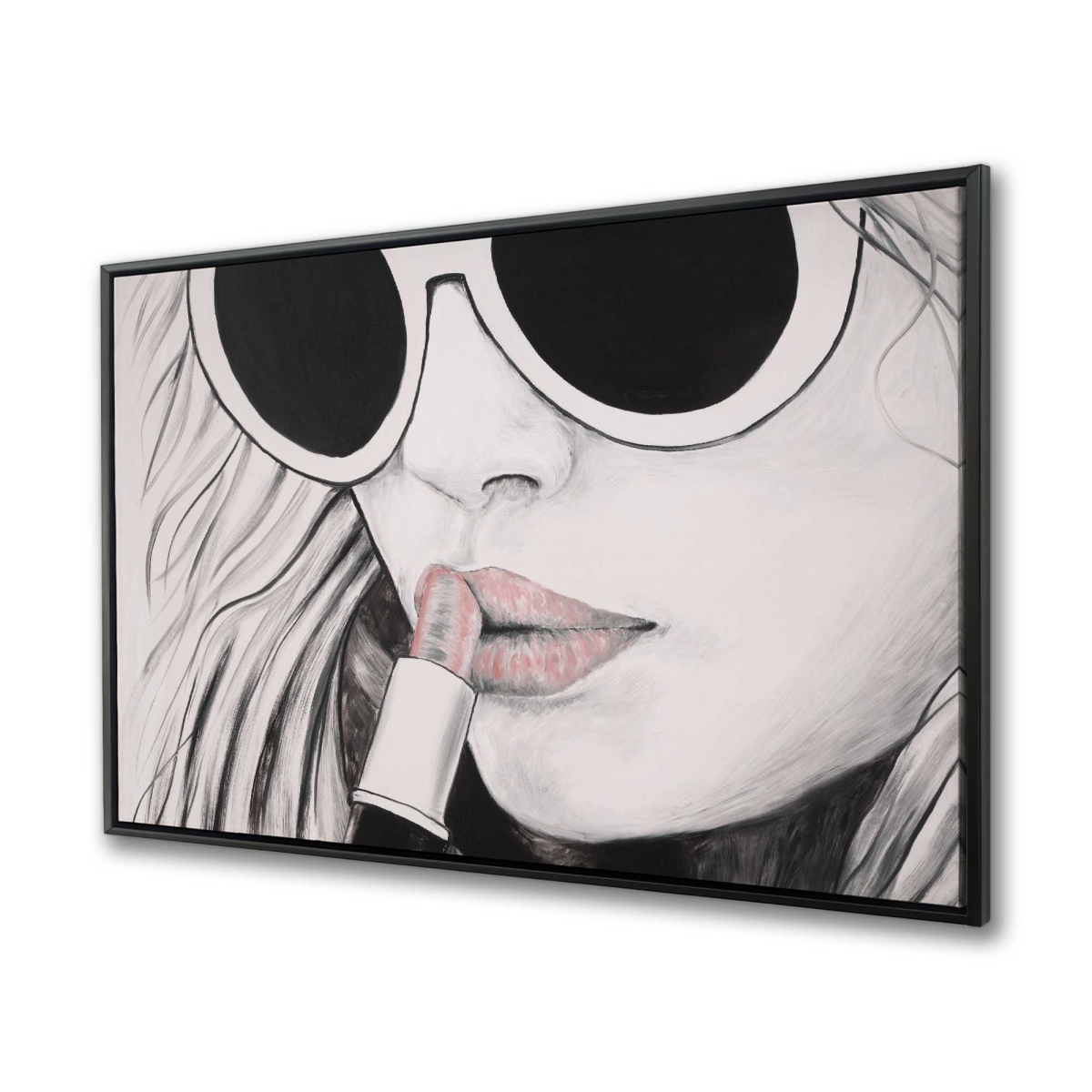 C1FC3648EHEH86 36 x 48 in. Incognito - Office Figurative Framed Canvas for Home Decor