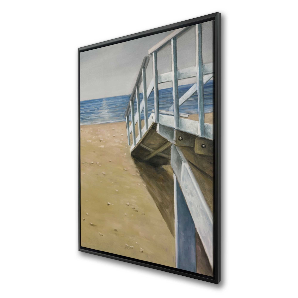 C1FC2436Y3X2CL 24 x 36 in. Seaside Landscape - Beach Coastal Framed Canvas