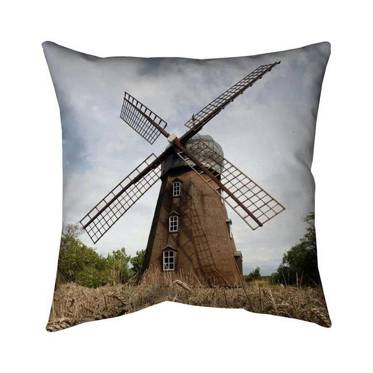 20 x 20 in. Windmill-Double Sided Print Indoor Pillow