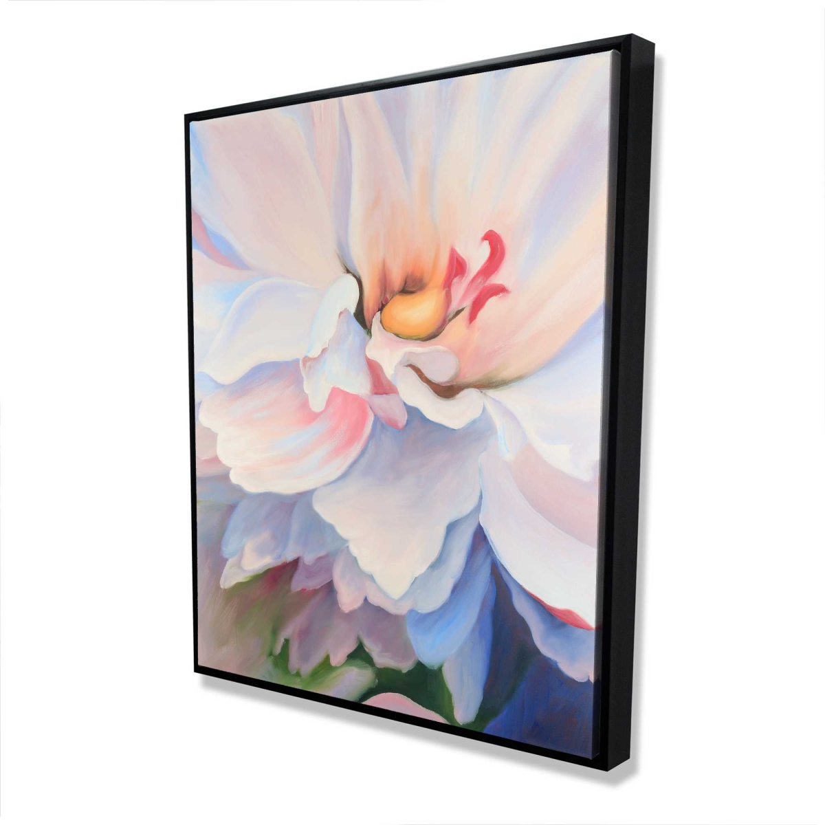 C1FC48604OHFJL 48 x 60 in. Pastel Colored Flower - Botanical Bedroom Canvas