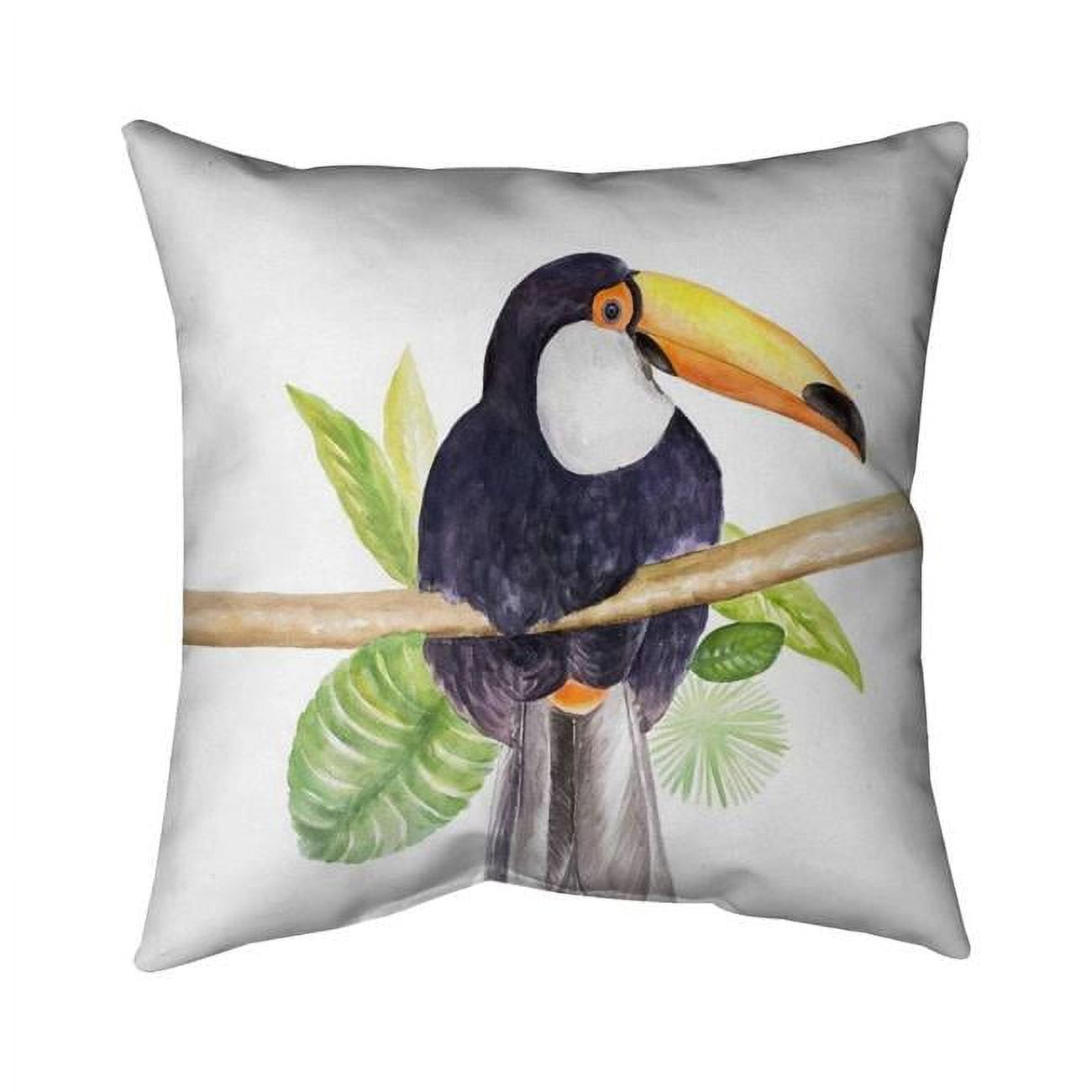 26 x 26 in. Toucan-Double Sided Print Indoor Pillow