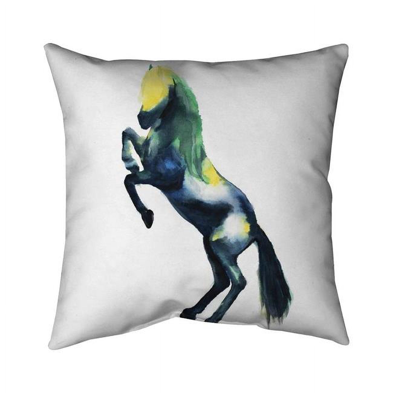26 x 26 in. Greeting Horse-Double Sided Print Indoor Pillow