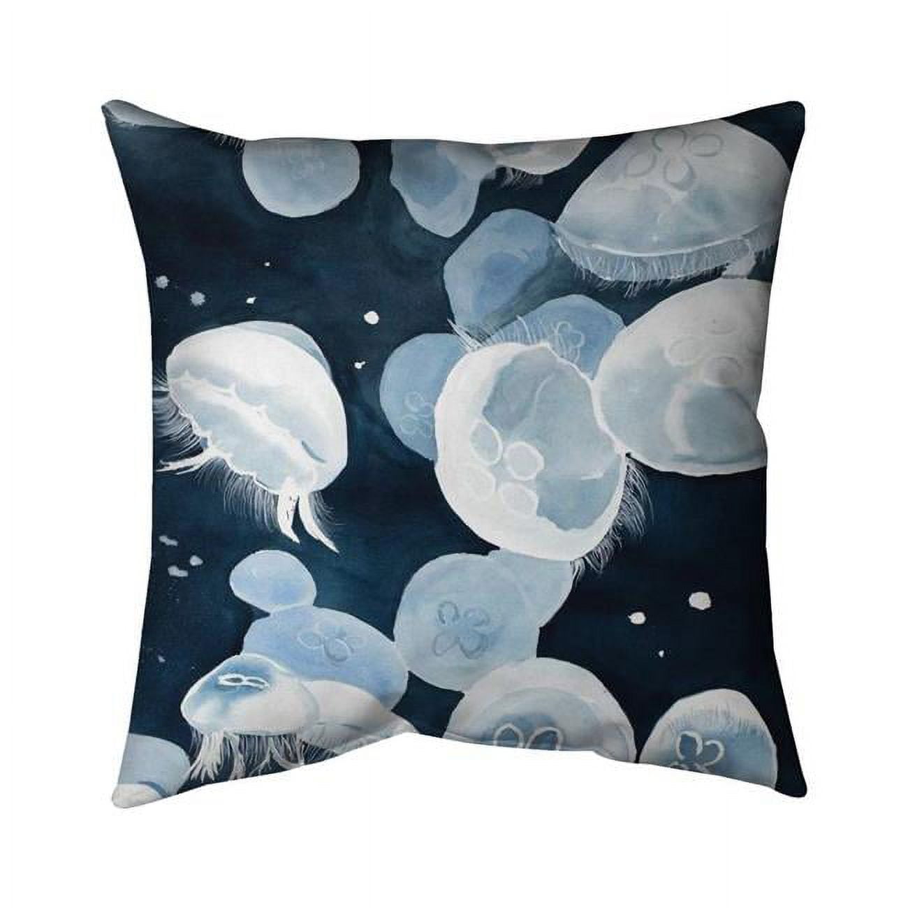 26 x 26 in. Jellyfishs-Double Sided Print Indoor Pillow