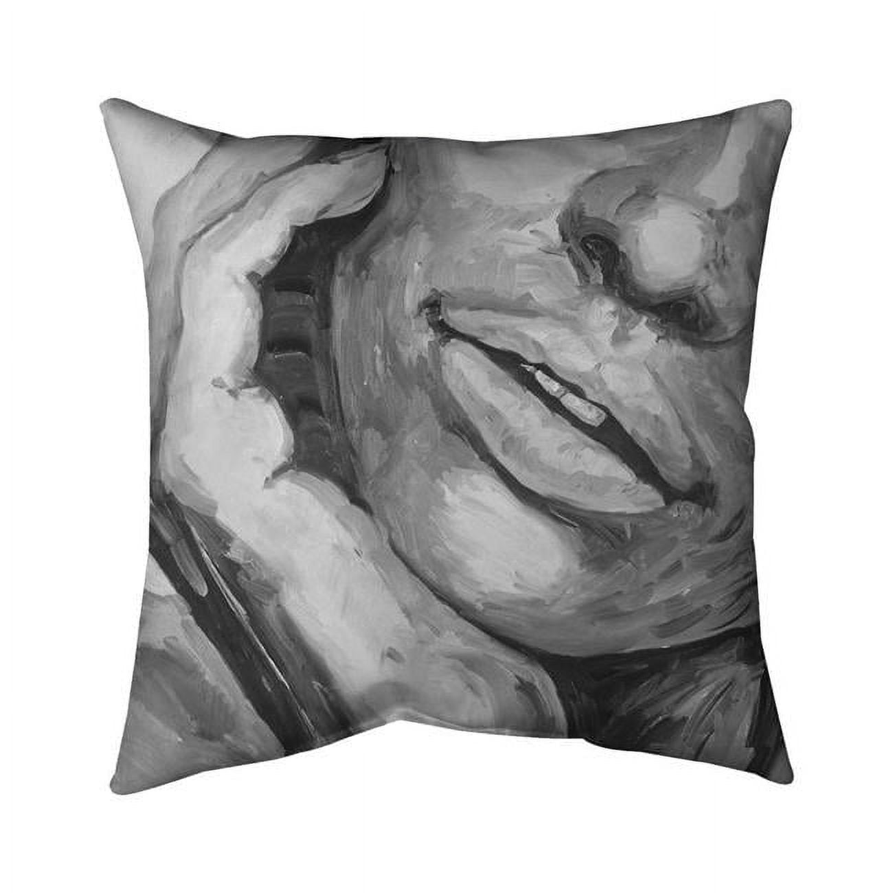 26 x 26 in. Irresistible Lips-Double Sided Print Indoor Pillow