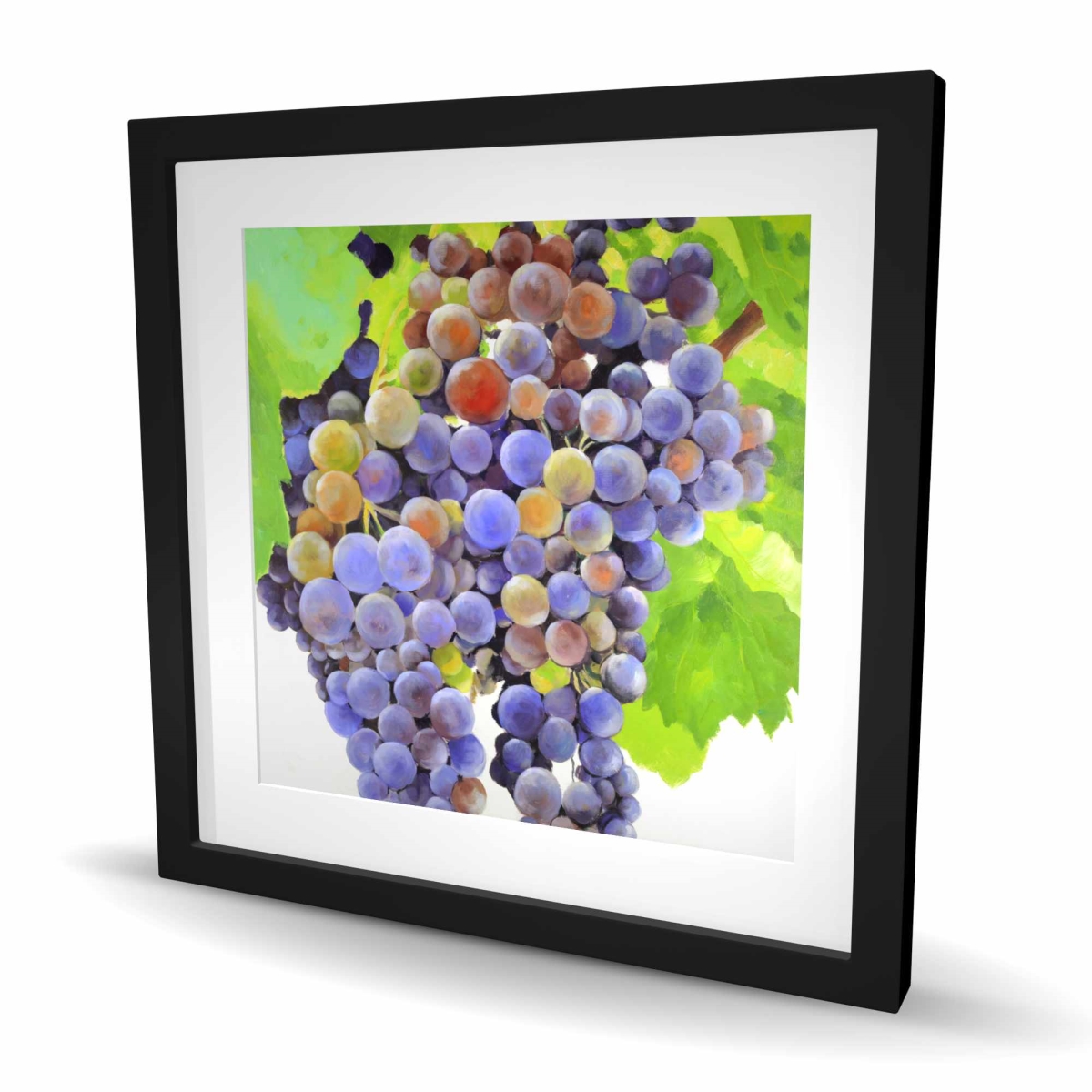 C1FM24240U2SQO 24 x 24 in. Bunch of Grapes - Food Still Life Framed Print Wall Art - Home Decor