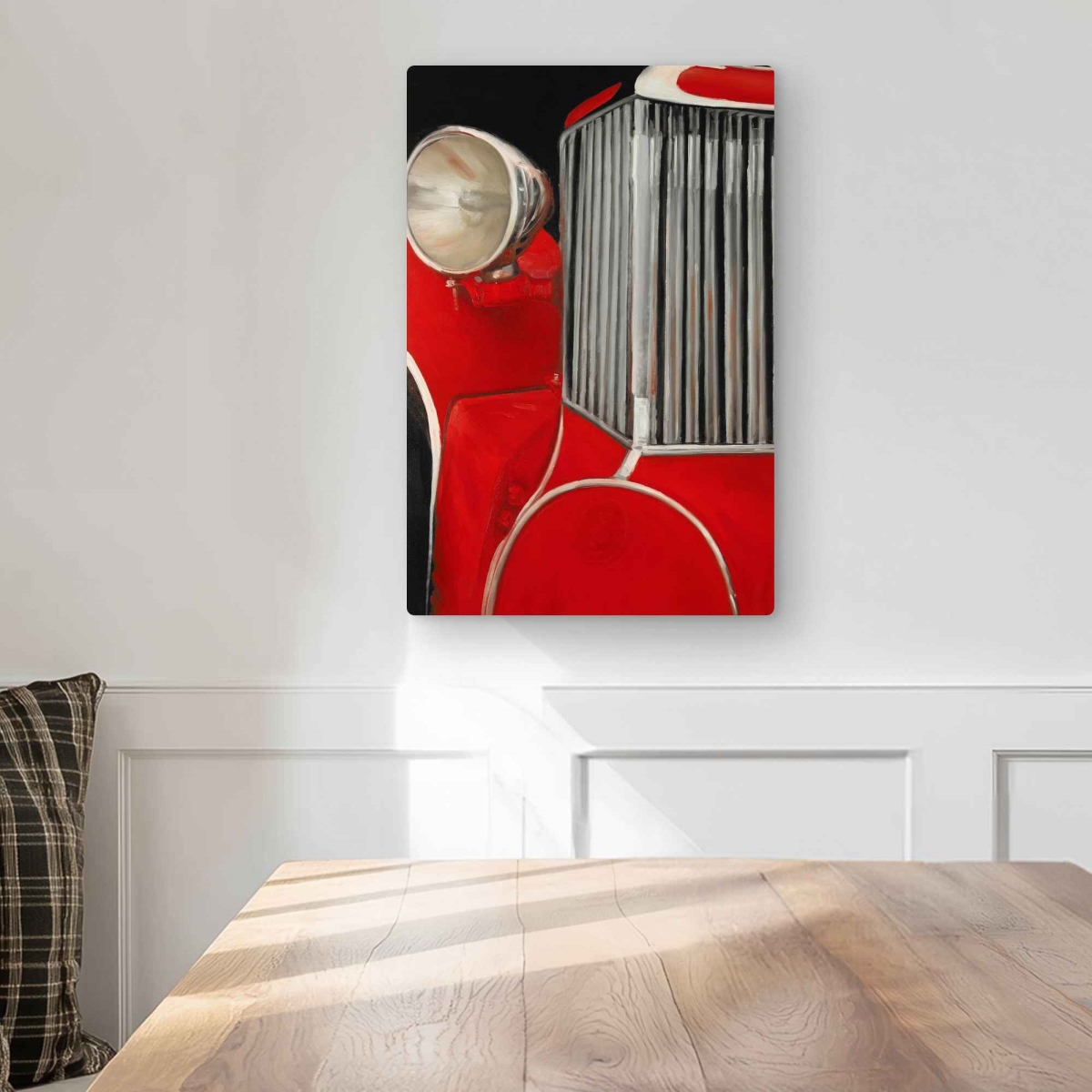 C1MP12186924IZ 12 x 18 in. Car of the 50 Closeup - Metal Print Wall Art for Home Decor