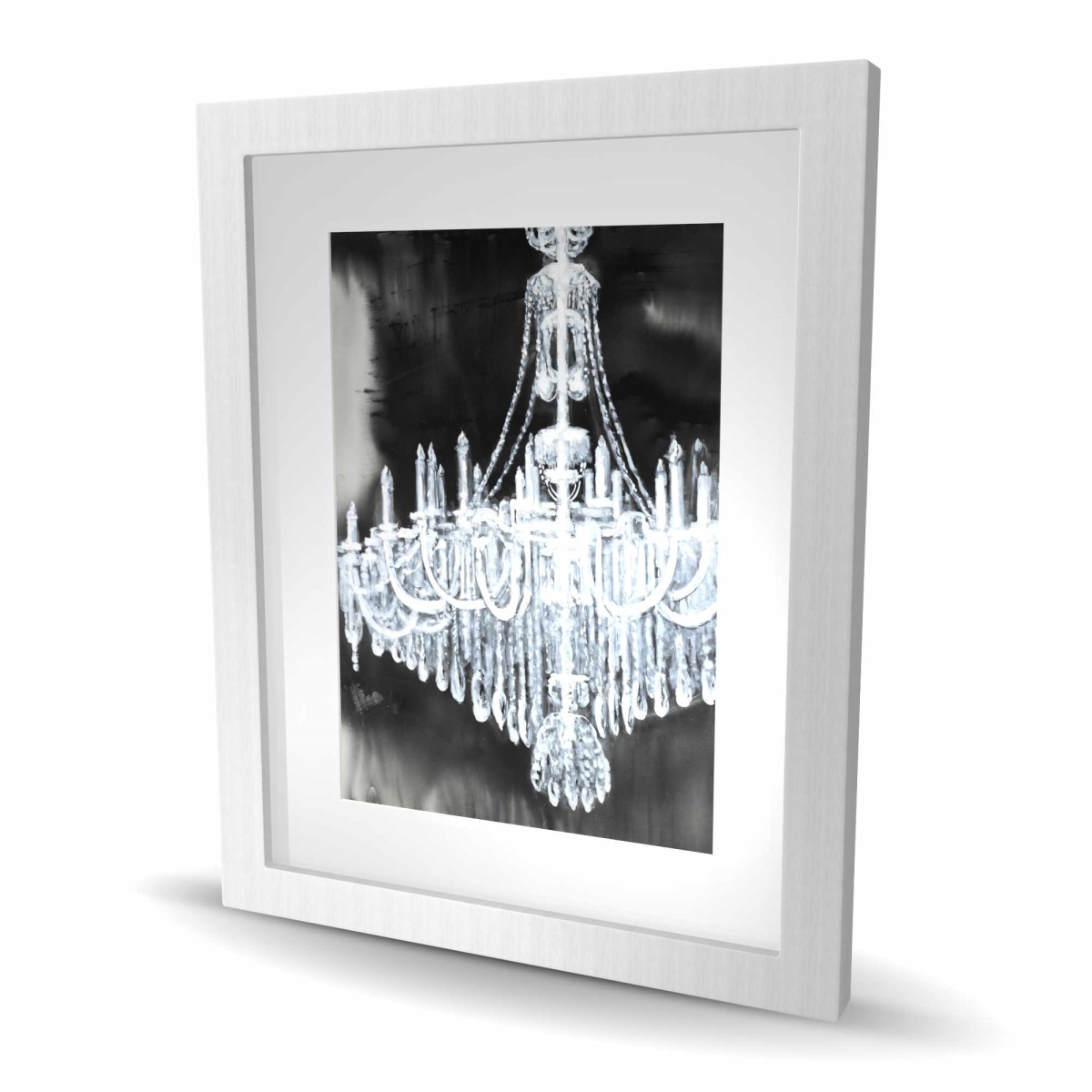 C1FM1620TYXPJI 16 x 20 in. Glam Chandelier Still Life Print Wall Art - Framed Home Decor Art