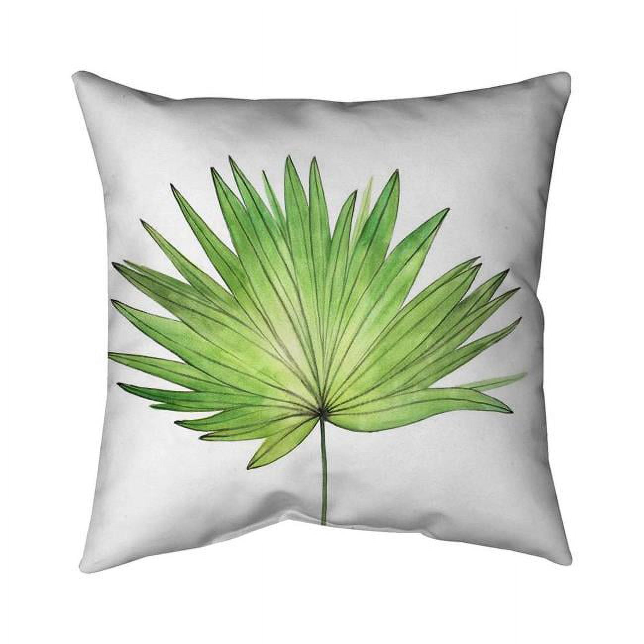 18 x 18 in. Petticoat Palm-Double Sided Print Indoor Pillow