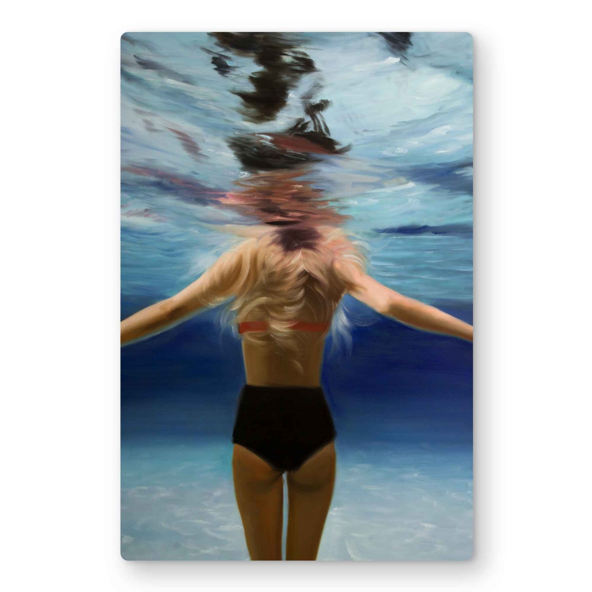 C1MP1218E00RIL 12 x 18 in. Under the Sea Wall Art - Figurative Bedroom Metal Print
