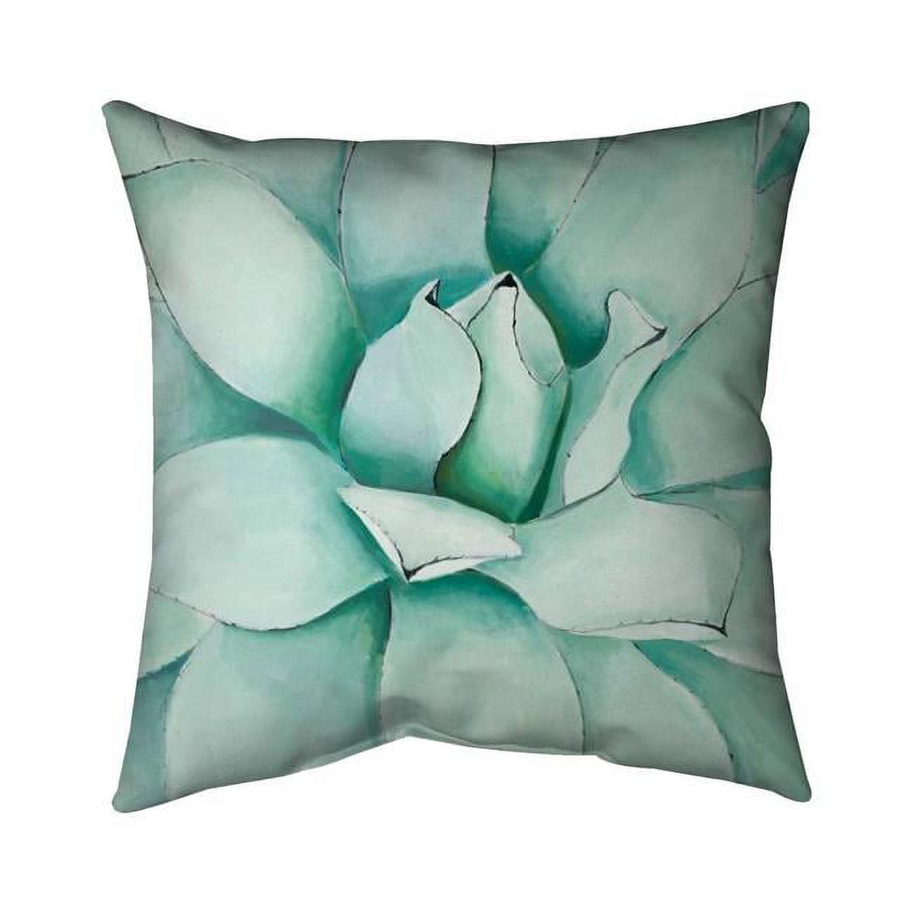 18 x 18 in. Succulent Closeup-Double Sided Print Indoor Pillow