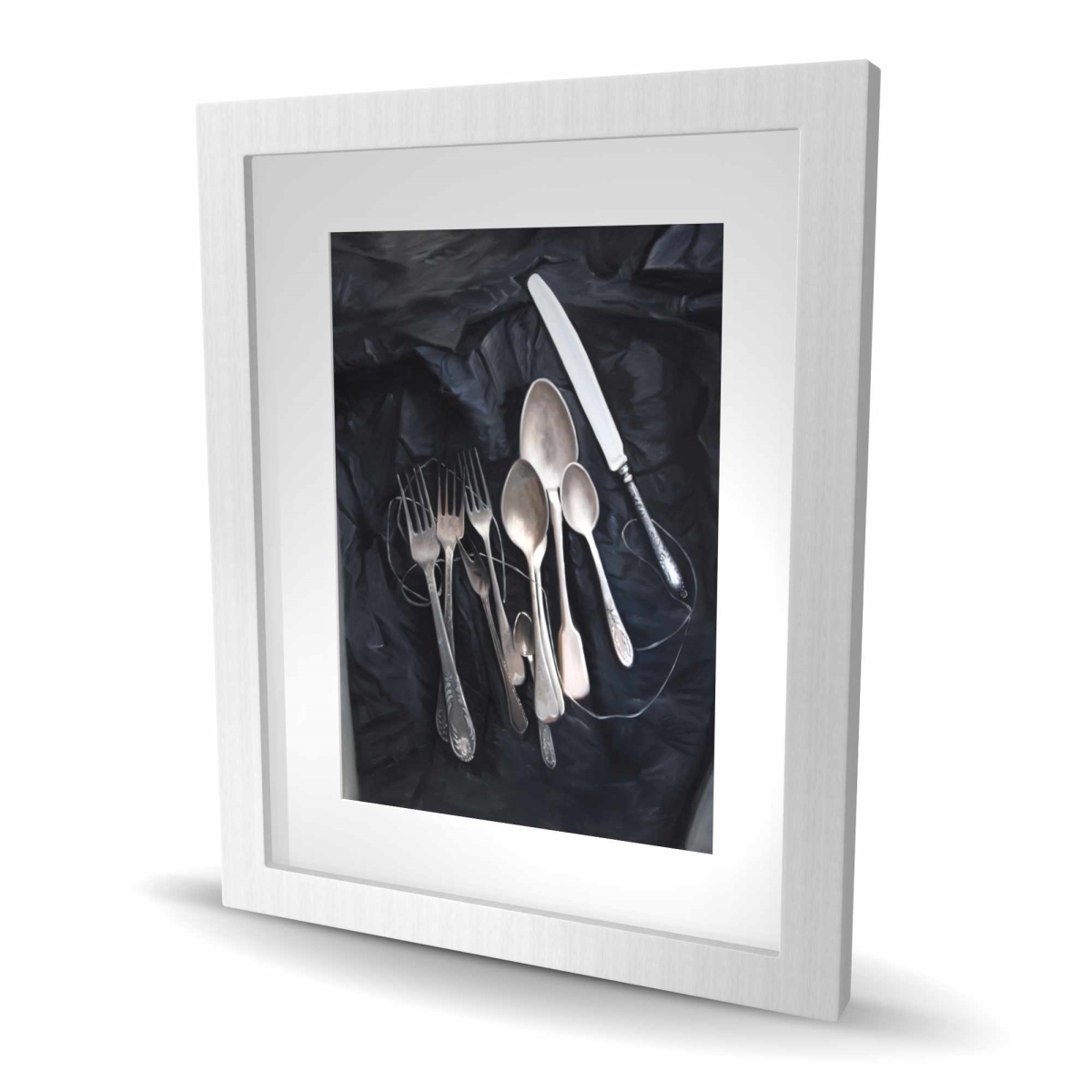 C1FM162056ODF8 16 x 20 in. Vintage Cutlery Still Life Livingroom Print Wall Art - Home Decor Art
