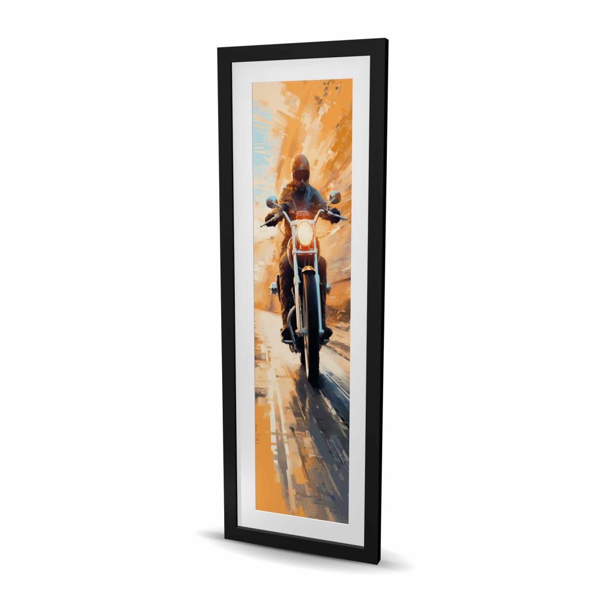 C1FM16482AATMH 16 x 48 in. Freedom - Contemporary Bedroom Framed Matted Print Wall Art for Decor