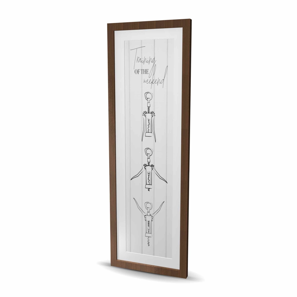 C1FM1648WMSACO 16 x 48 in. Training of the Weekend - Motivational Print Wall Art - Home Decor