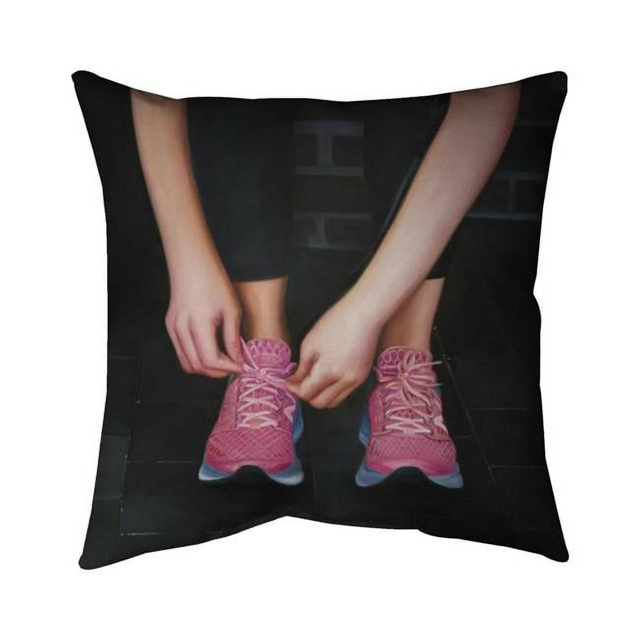 18 x 18 in. Ready for the Race-Double Sided Print Indoor Pillow