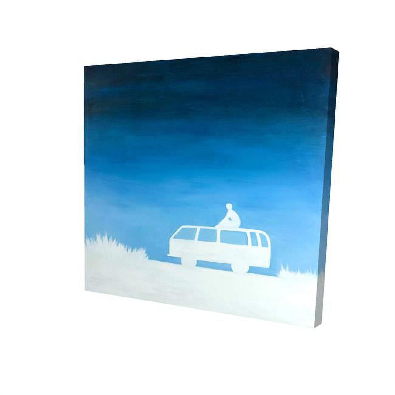 8 x 8 in. Relax Camping Car-Print on Canvas