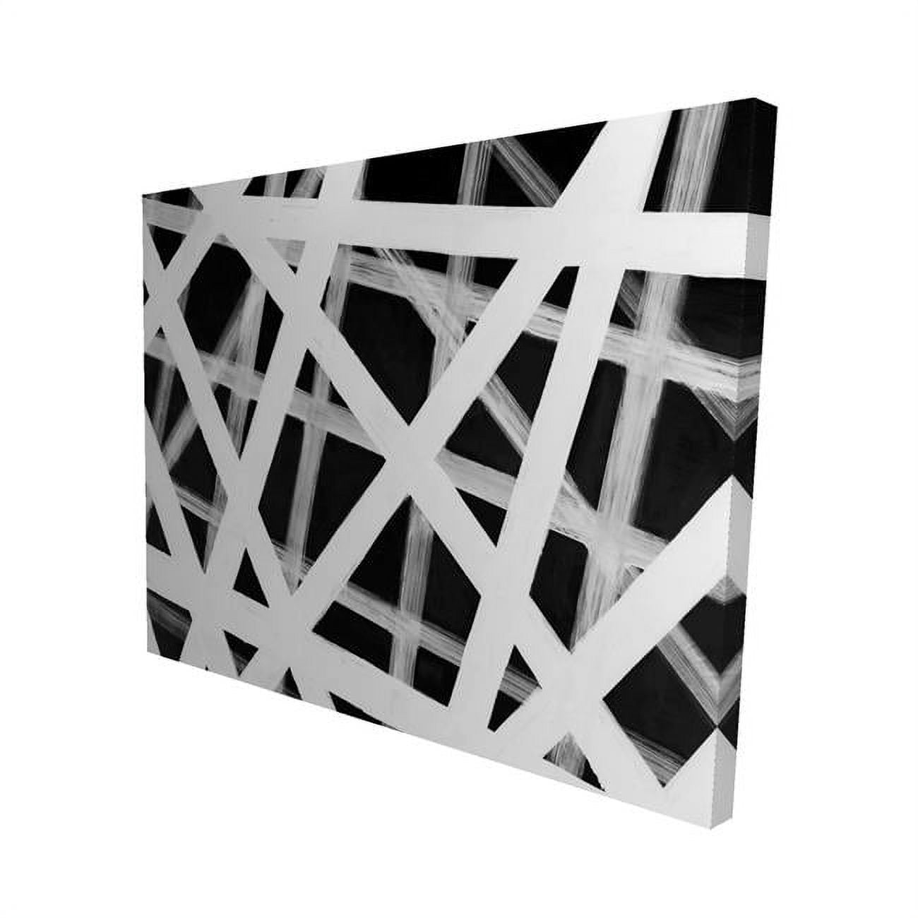 8 x 10 in. Geometric Stripes-Print on Canvas