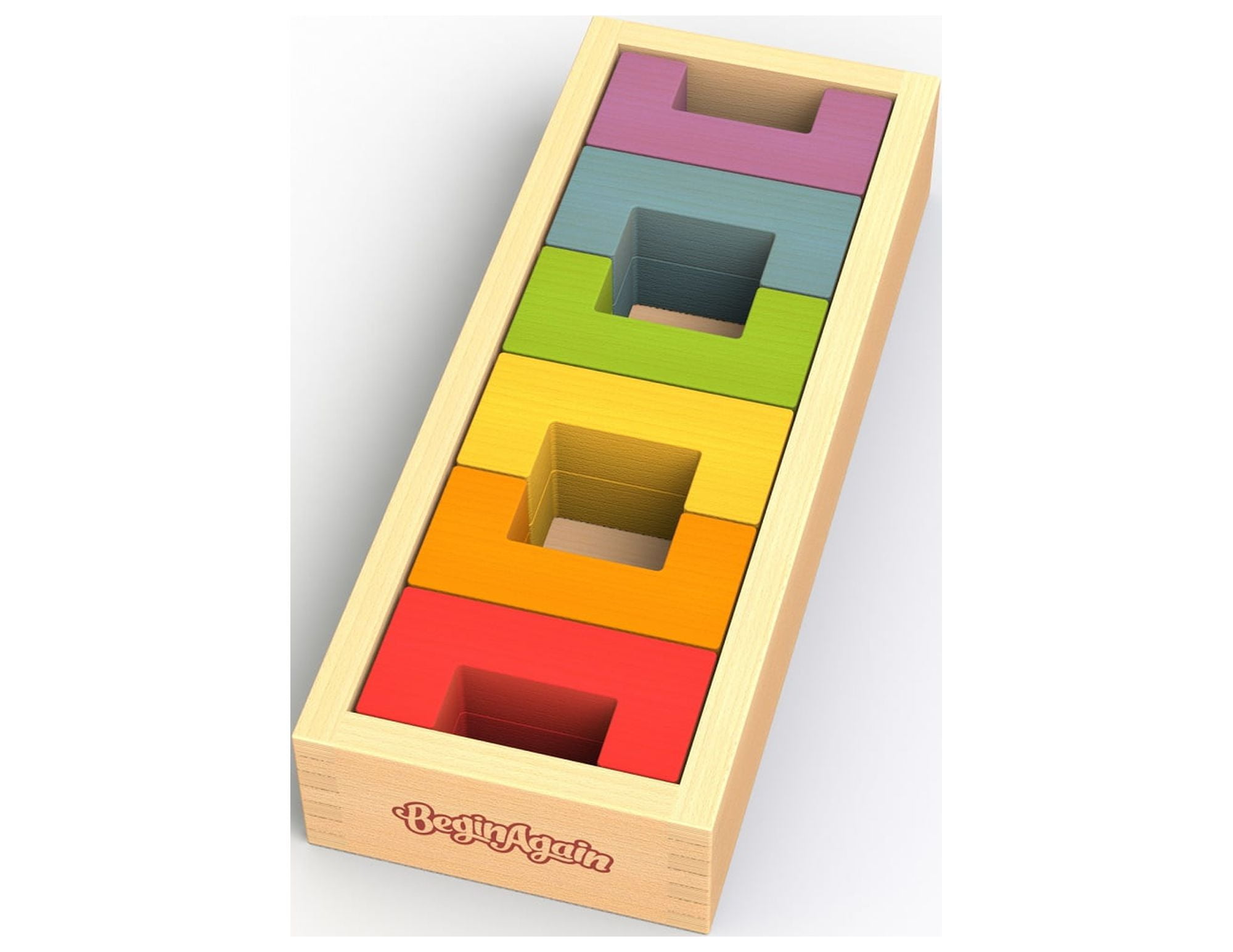 Picture of BeginAgain I1702 U Build It Basics Playset Construction &amp; Pattern Blocks - 12 Piece