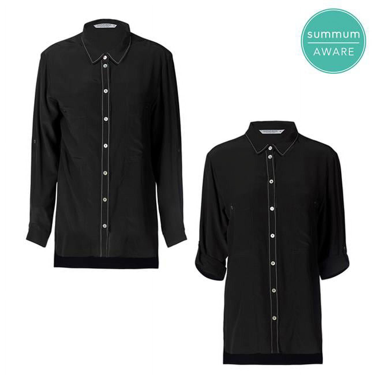 2s2550-11361 Womens Shirt Blouse Top, Black