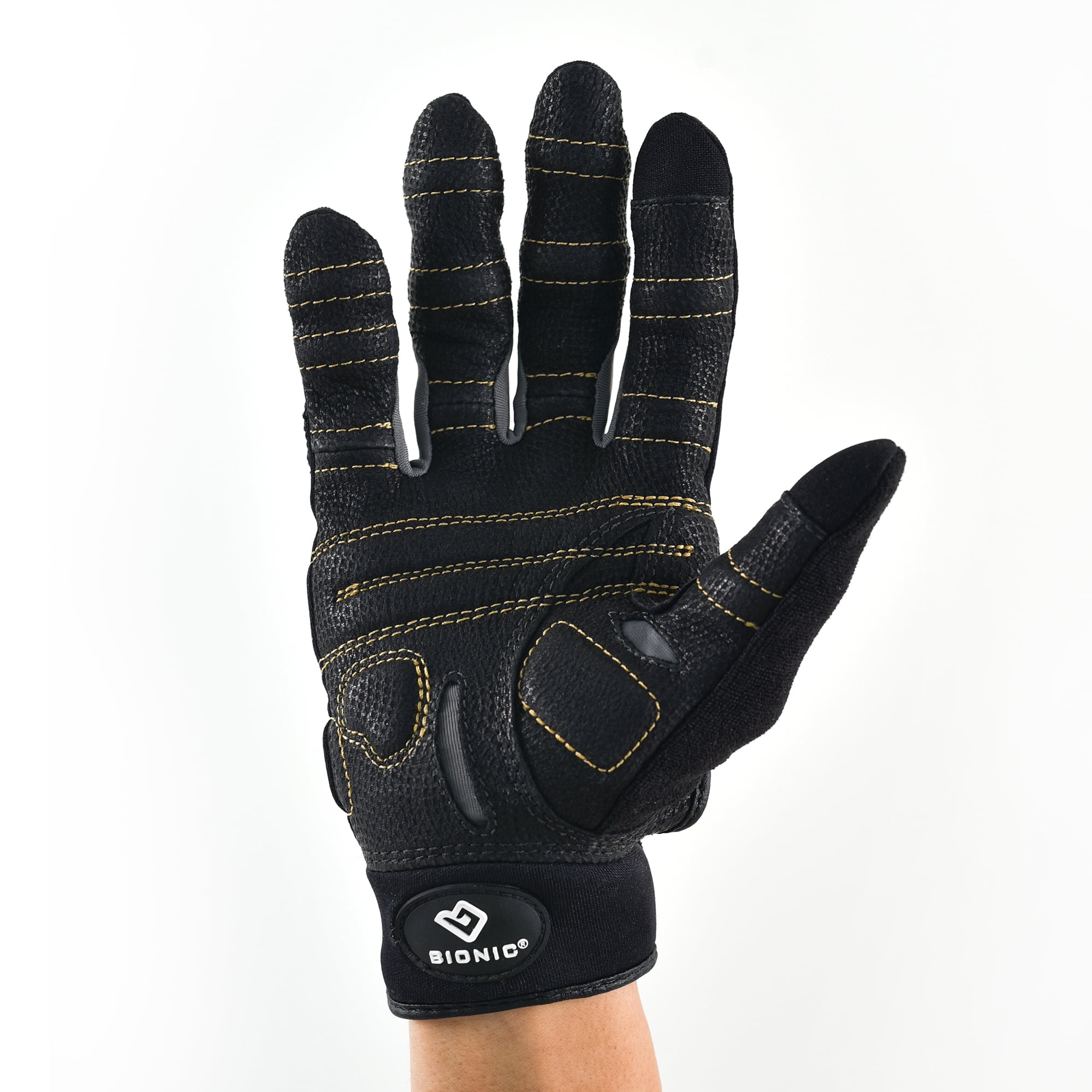 Womens Beast Mode Fitness Fingerless - Black, Small