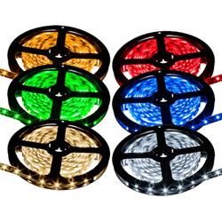 BirdDog STRP3528-22R 16.4 ft. Indoor IP22 Brilliant 12V SMD-3528 LED Strip Light44; Red