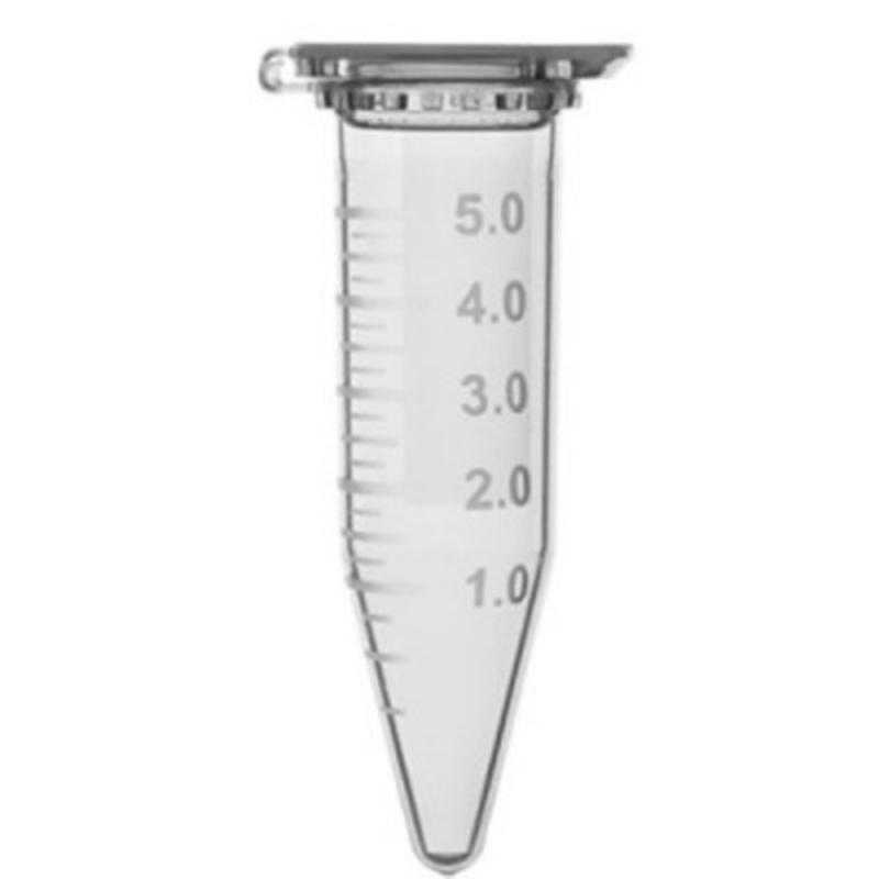 4400 5 ml Flat Top Microcentrifuge Tube, Clear