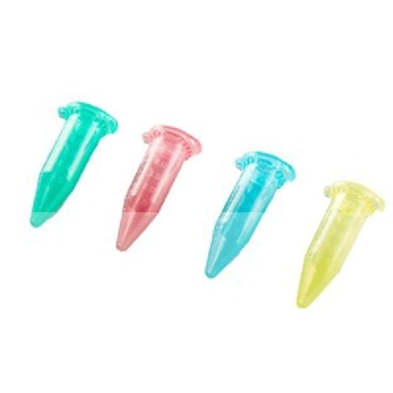 4401 5 ml Flat Top Microcentrifuge Tube, Assorted - Pack of 200