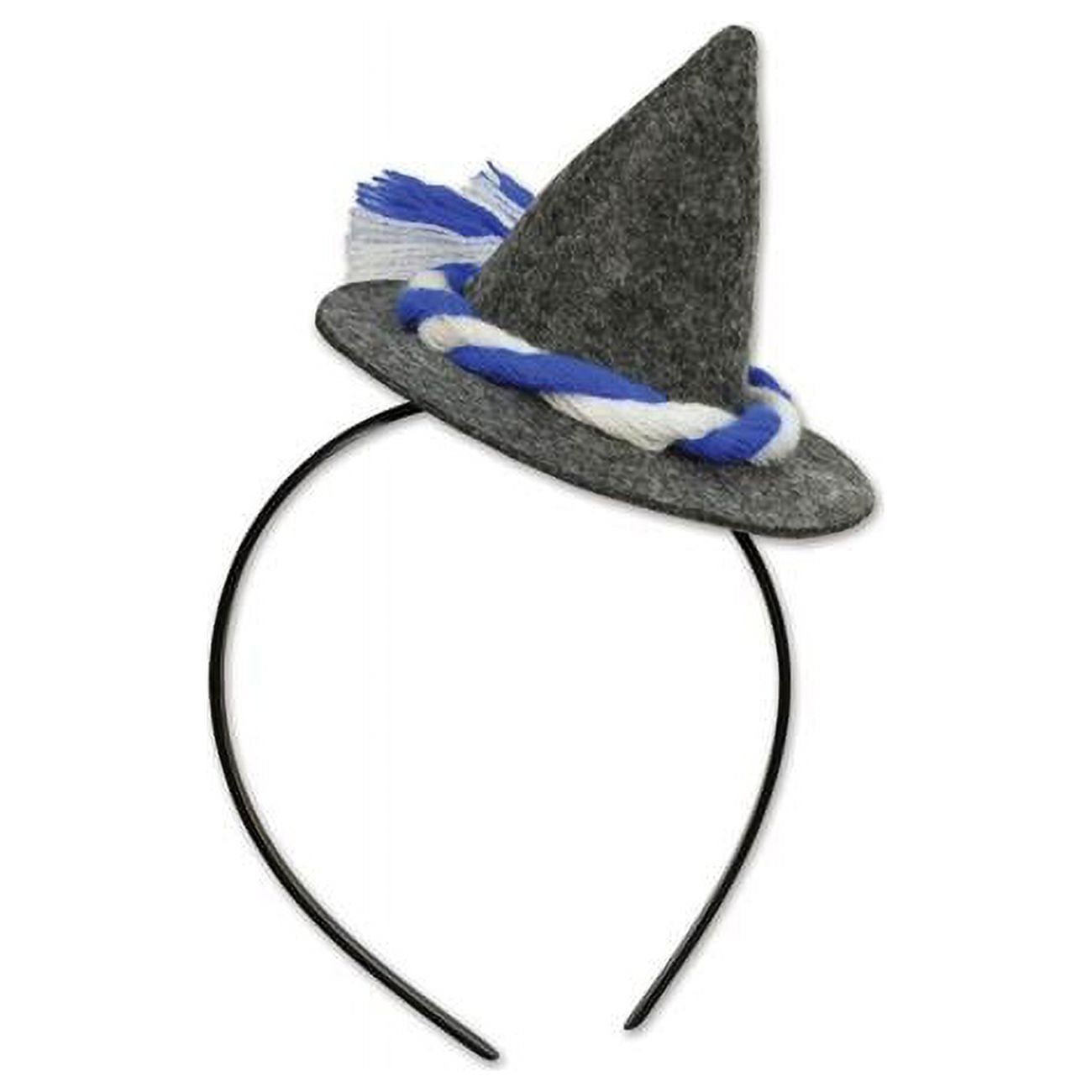 Picture of Beistle 53333 Oktoberfest Peasant Hat Headband&#44; Black - Pack of 12
