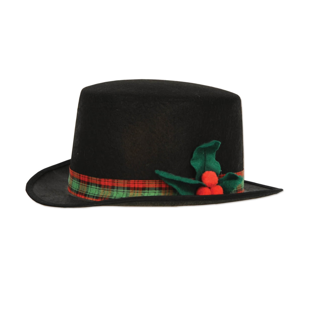 Picture of Beistle 20892 Christmas Caroler Hat&#44; Black - Pack of 12