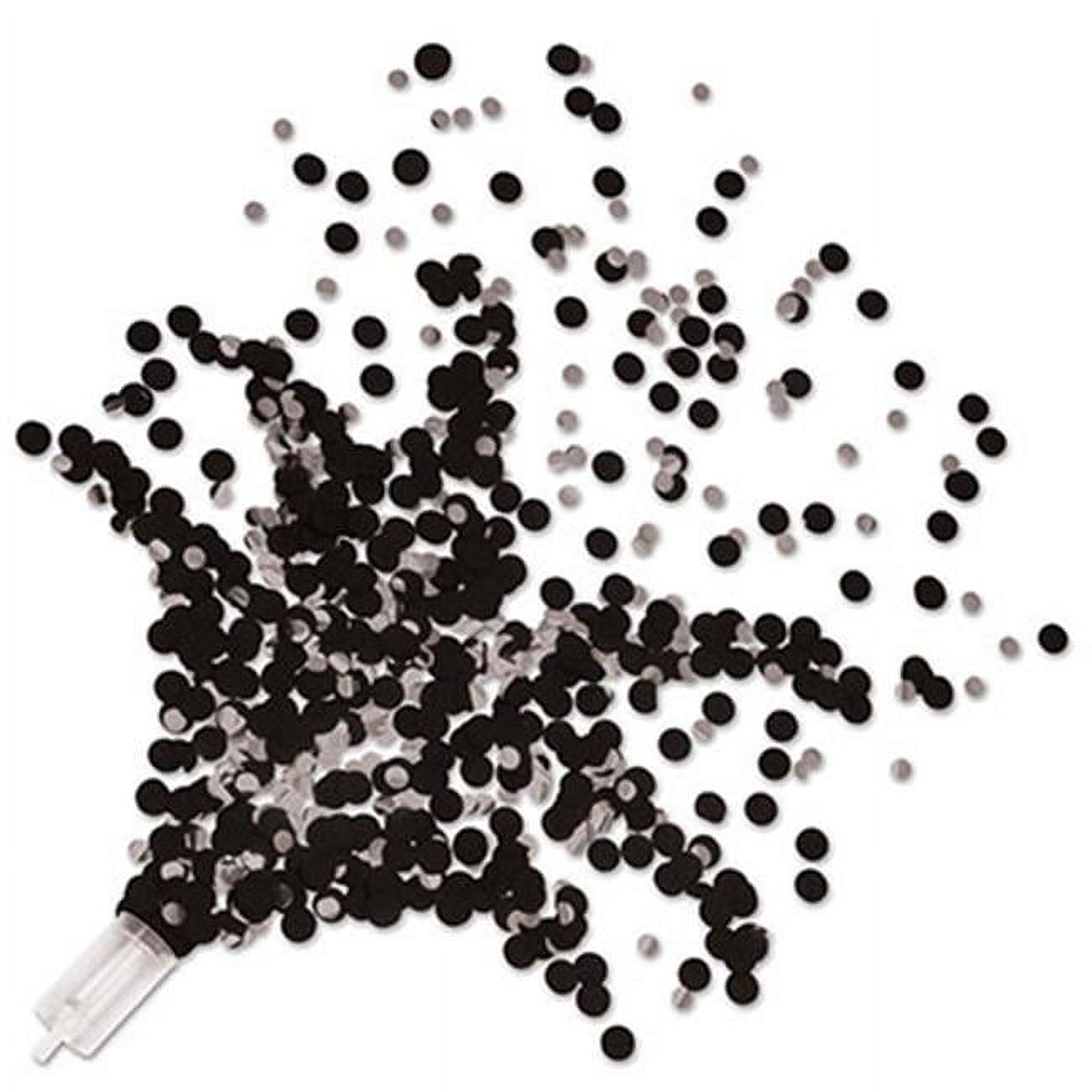 Picture of Beistle 59640-BKS Push Up Confetti Poppers -Black & Silver