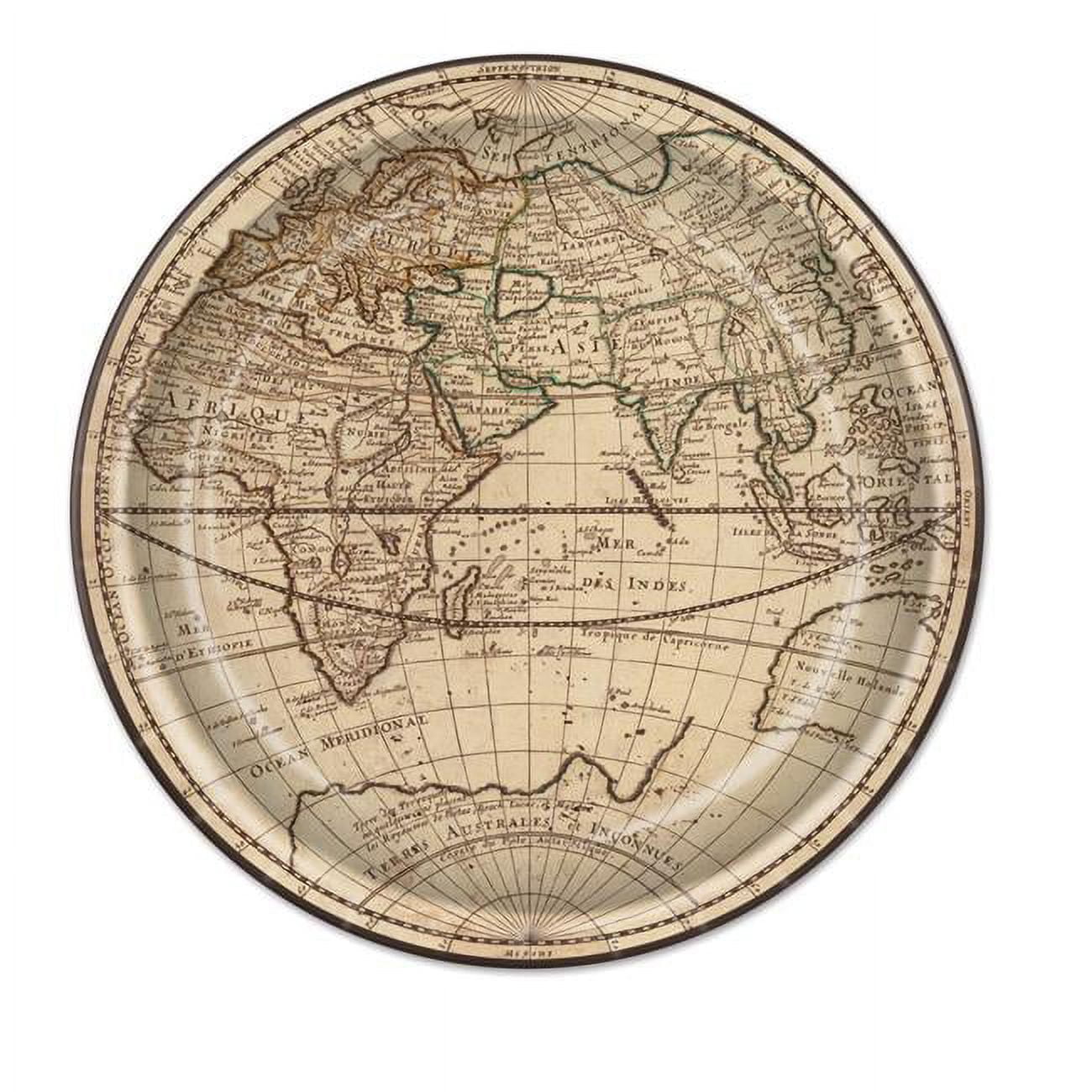 Picture of Beistle 59984 9 in. Around the World Dinner Plates - Pack of 12