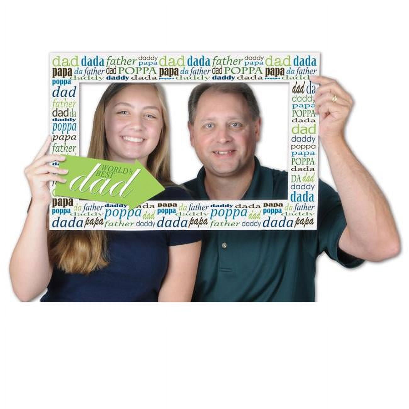 Picture of Beistle 54822 15.5 x 23.5 in. Fathers Day Photo Fun Frame - Pack of 12