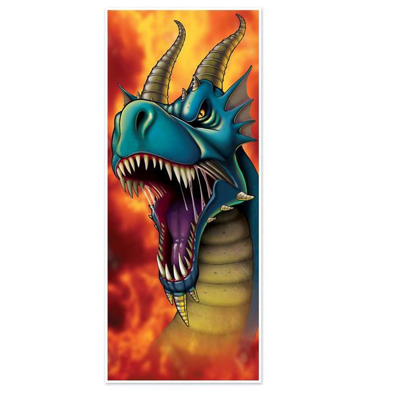 Picture of Beistle 53047 30 in. x 6 ft. Dragon Door Cover - Pack of 12