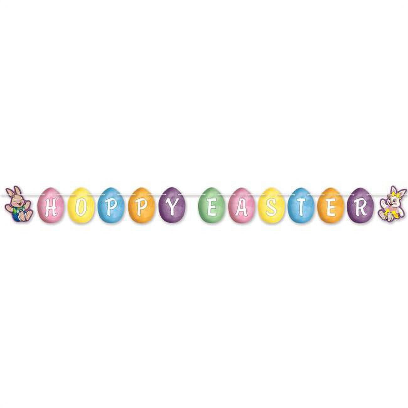 Beistle 40012 6.25 in. x 8 ft. Easter Streamer - Pack of 12 -  Beistle Co