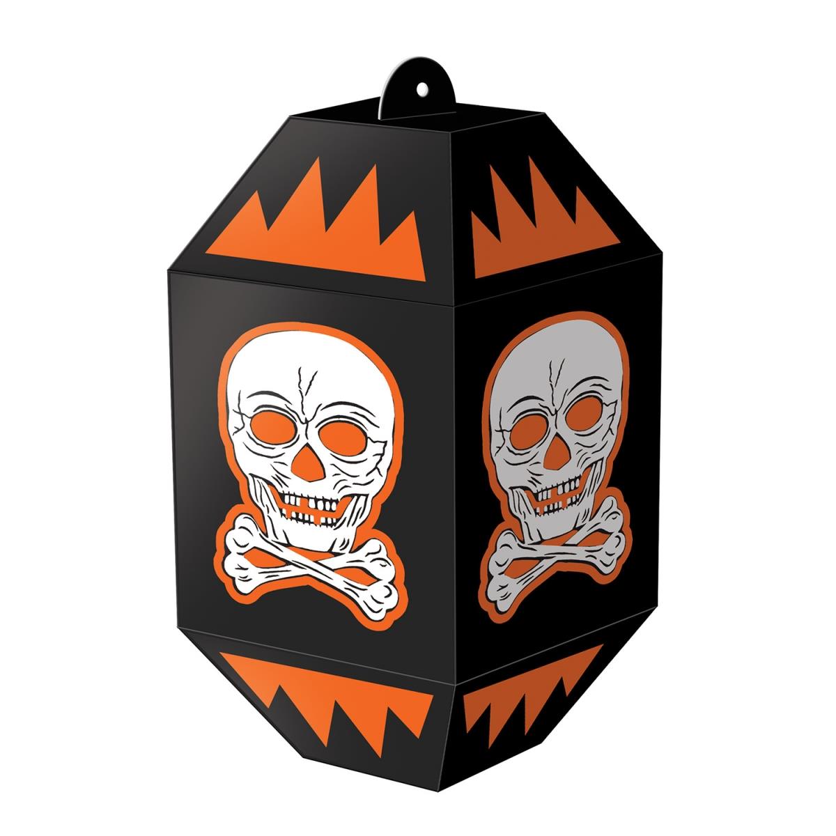 Picture of Beistle 437 7 in. Vintage Halloween Skull Paper Lanterns - Pack of 12