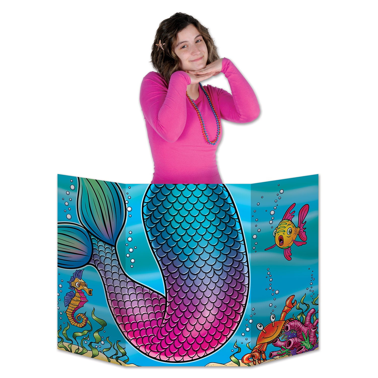 Picture of Beistle 53404 3 ft. 1 in. x 25 in. Mermaid Tail Photo Prop - Pack of 6