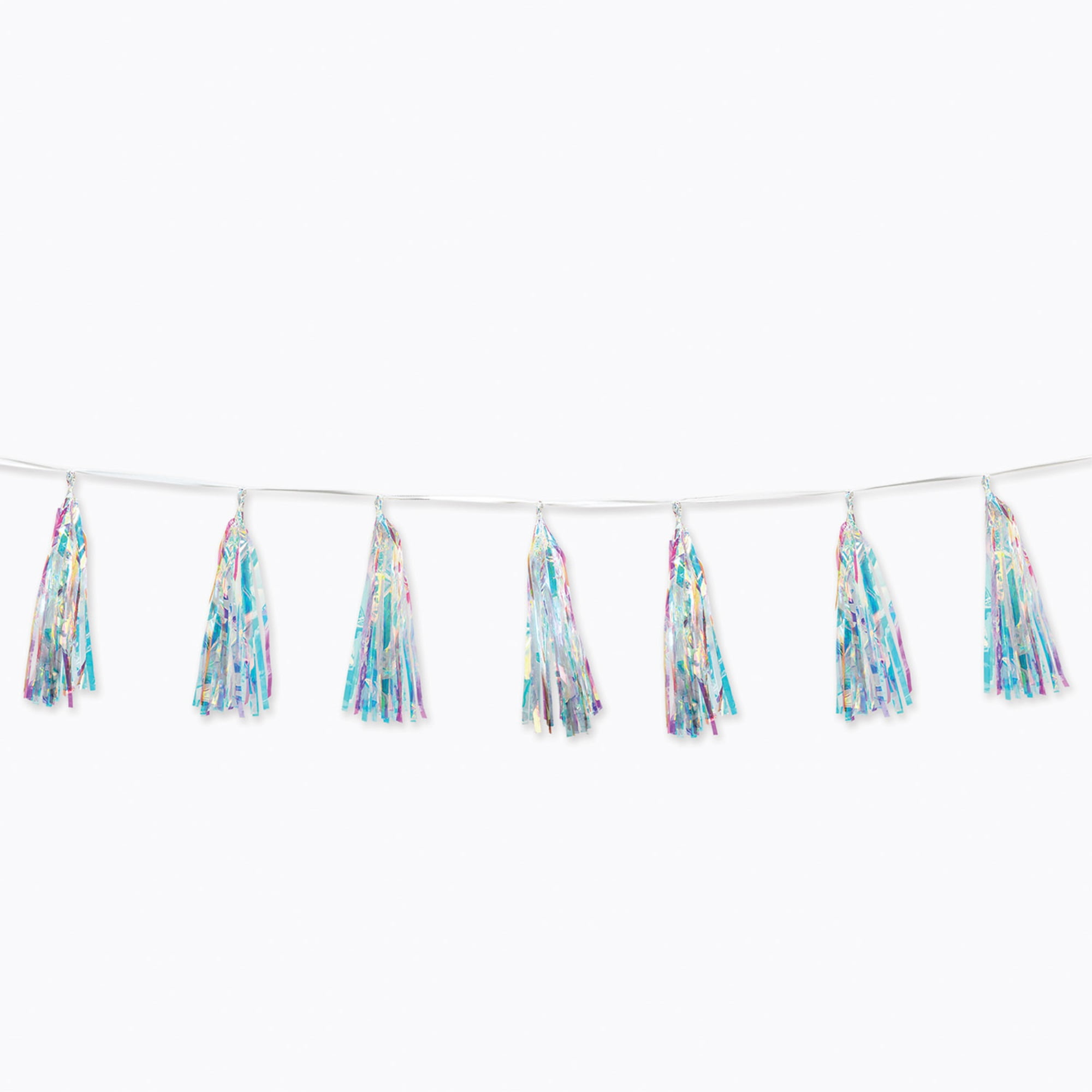 Picture of Beistle 53417 13.5 in. x 8 ft. Iridescent Tassel Garland - Pack of 6