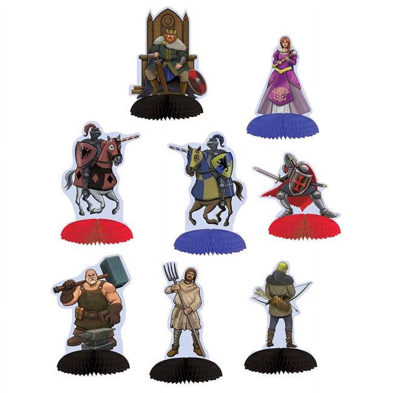 Picture of Beistle 53442 3.75 to 5.25 in. Medieval Mini Centerpieces - Pack of 12