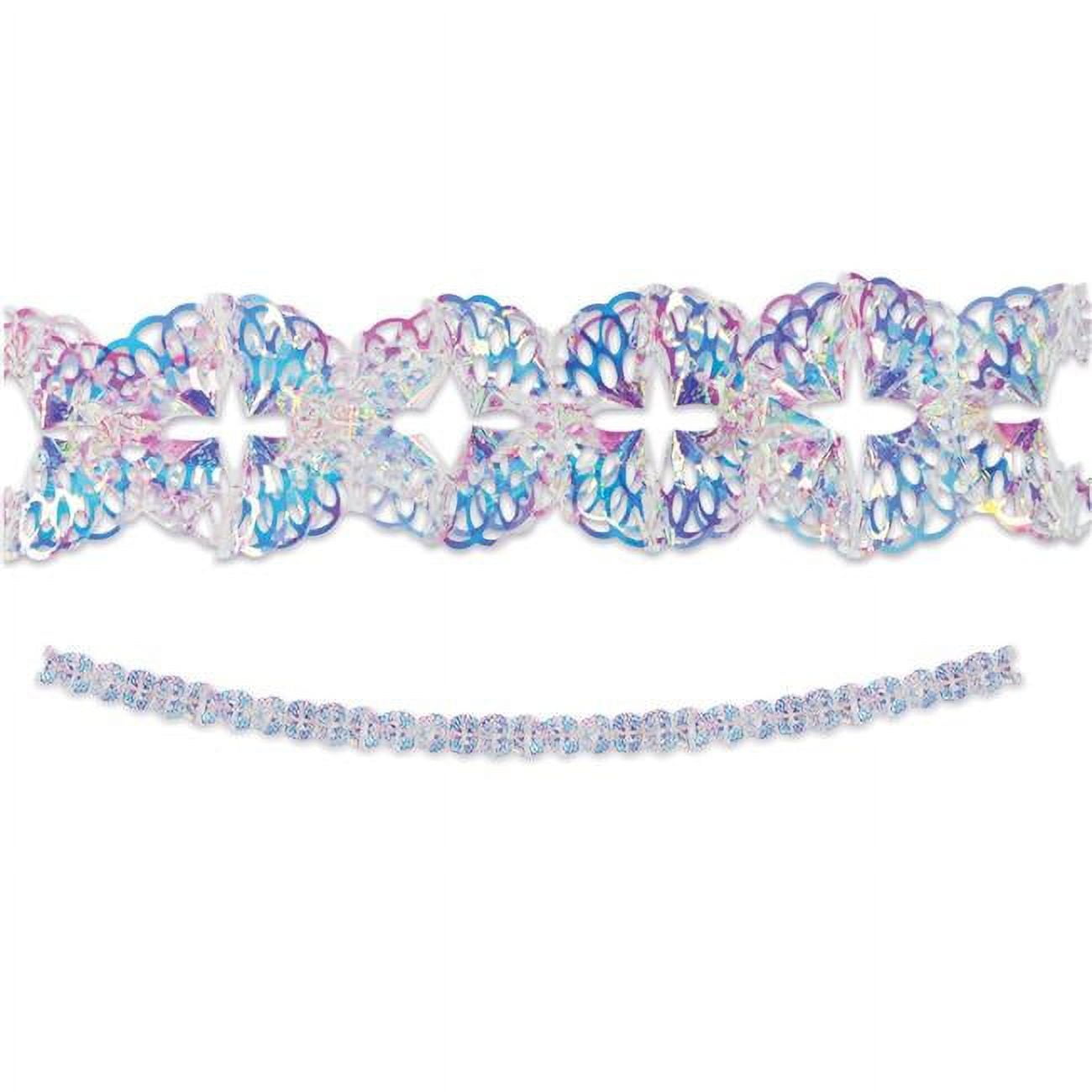 Picture of Beistle 53421 5 in. x 12 ft. Iridescent Garland - Pack of 6