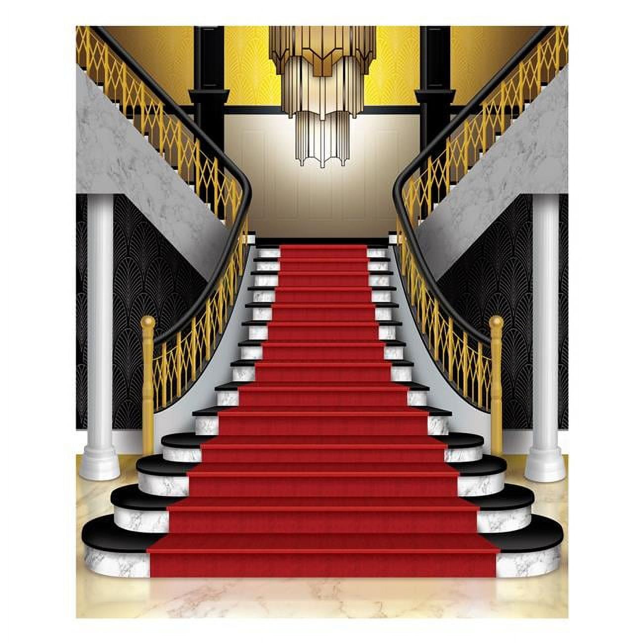 Picture of Beistle 53424 5 x 6 ft. Grand Staircase Insta-Mural Photo Op - Pack of 6