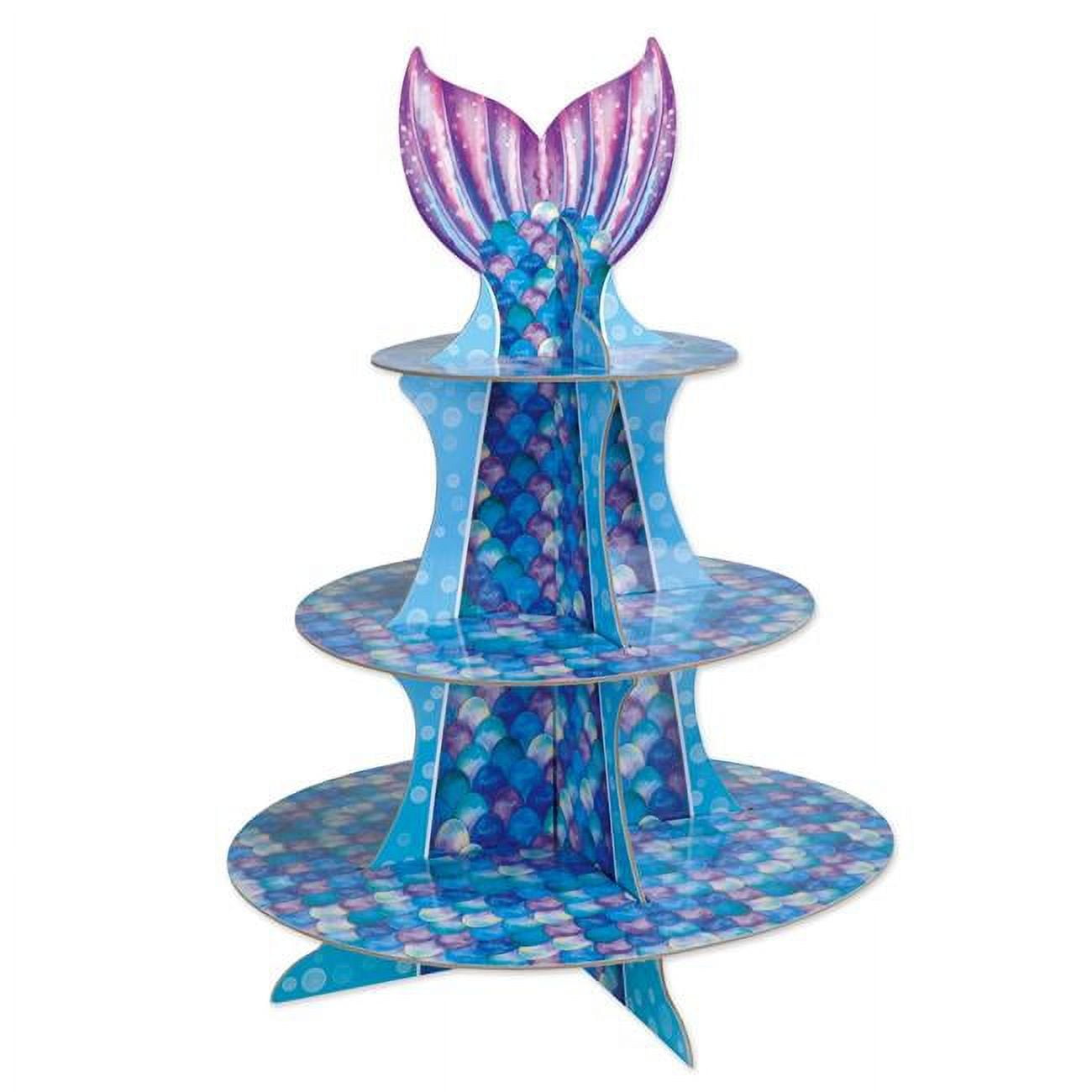 Picture of Beistle 53429 16 in. Mermaid Cupcake Stand - Pack of 12