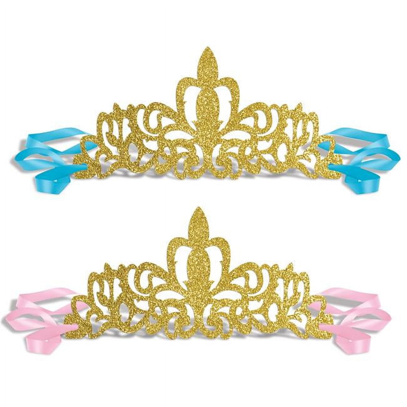 Picture of Beistle 60663 Glittered Princess Tiaras - Pack of 12