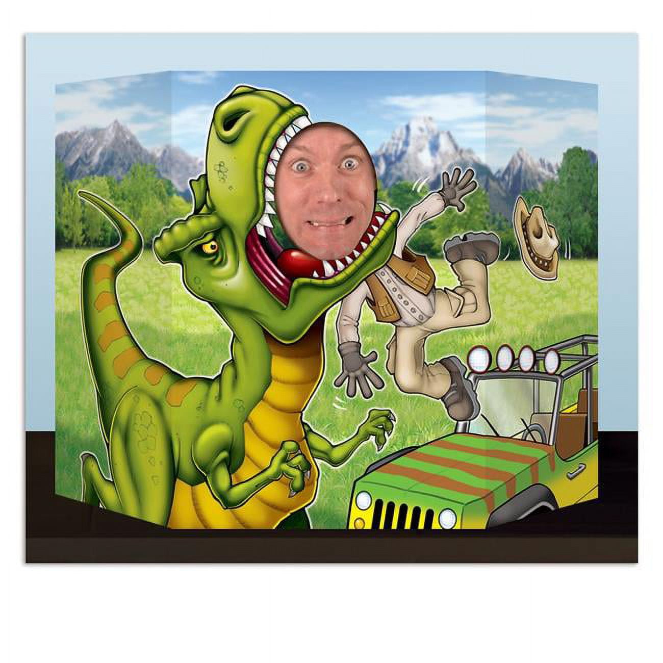Picture of Beistle 59642 3 ft. 1 in. x 25 in. Dinosaur Photo Prop - Pack of 6
