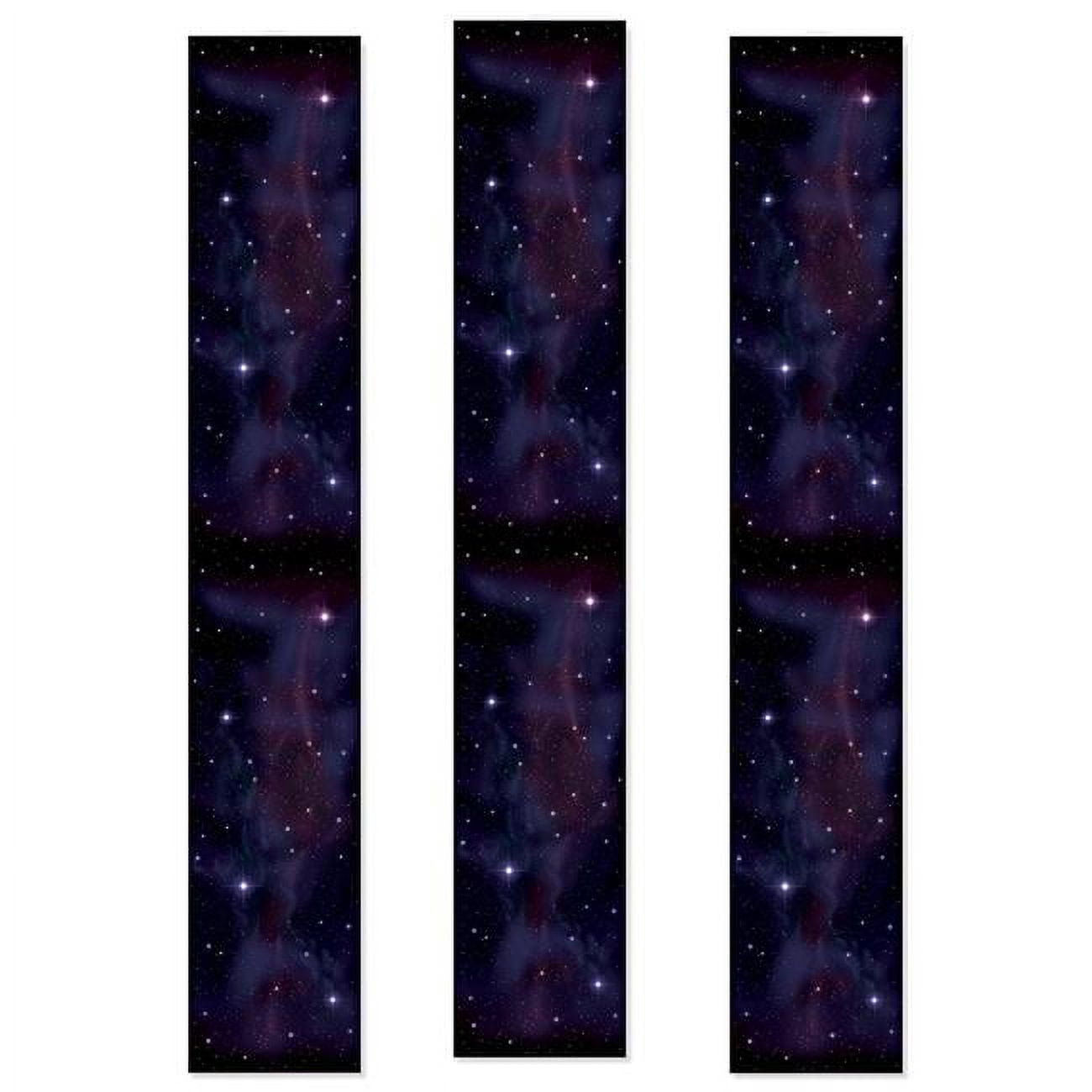 Picture of Beistle 54868 12 in. x 6 ft. Starry Night Party Panels - Pack of 12