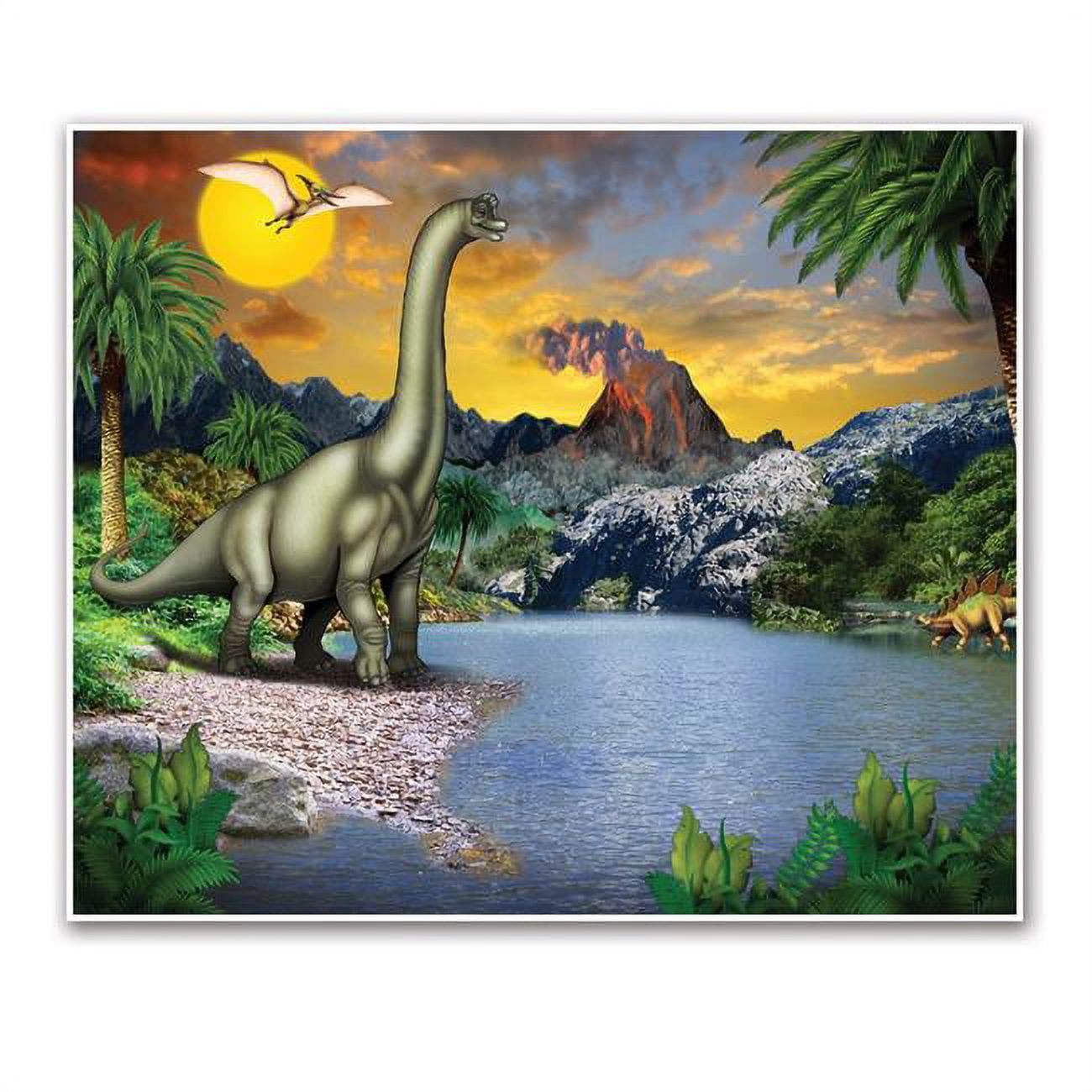 Picture of Beistle 54984 5 x 6 ft. Dinosaur Insta-Mural - Pack of 6