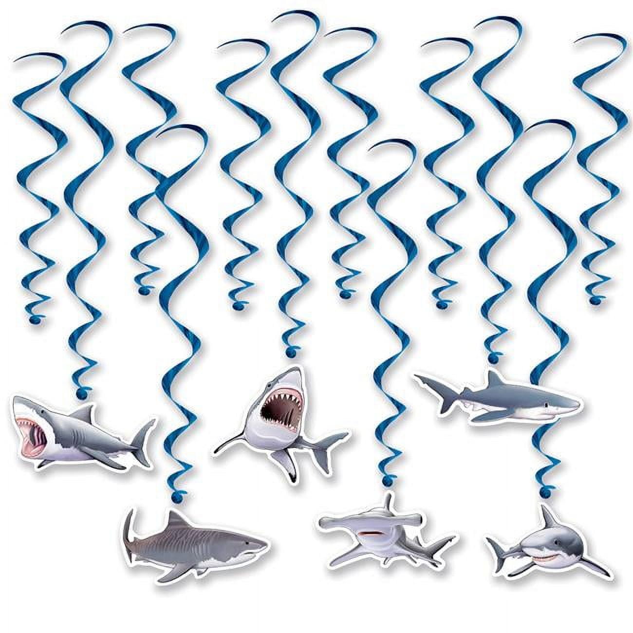 Picture of Beistle 53511 17.5 to 31 in. Shark Whirls - Pack of 6
