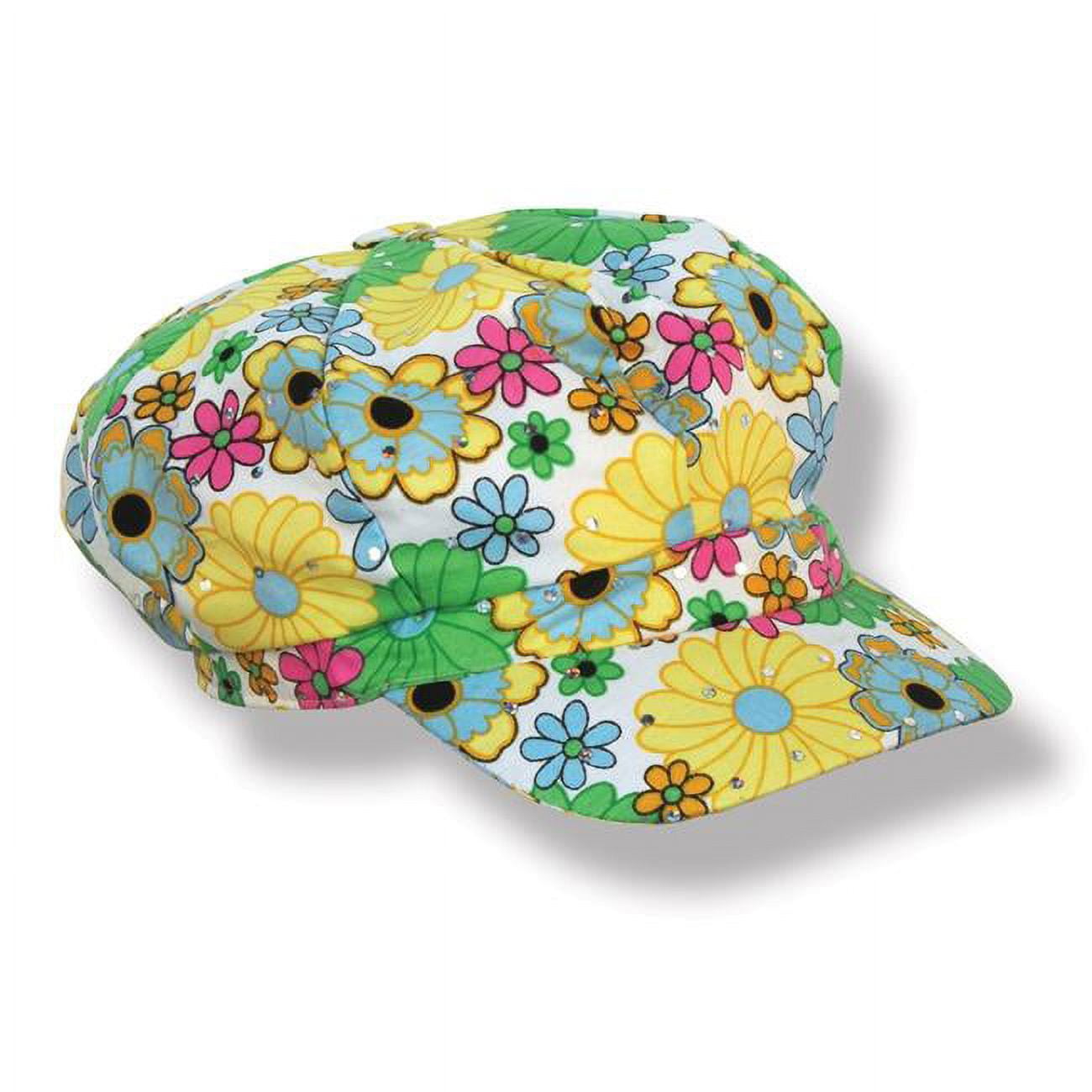 Picture of Beistle 60853 Fabric 60s Flower Print Hat - Pack of 6 - One Size Fits All