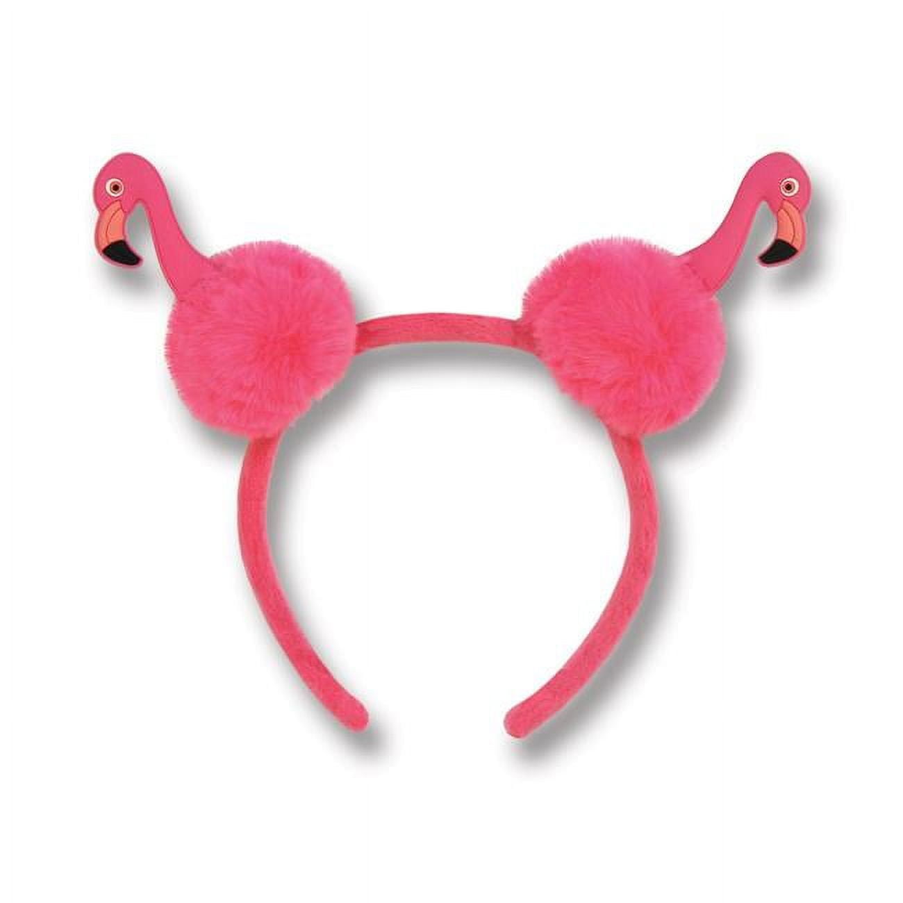 Picture of Beistle 60685 Flamingo Pom-Pom Headband - Pack of 12