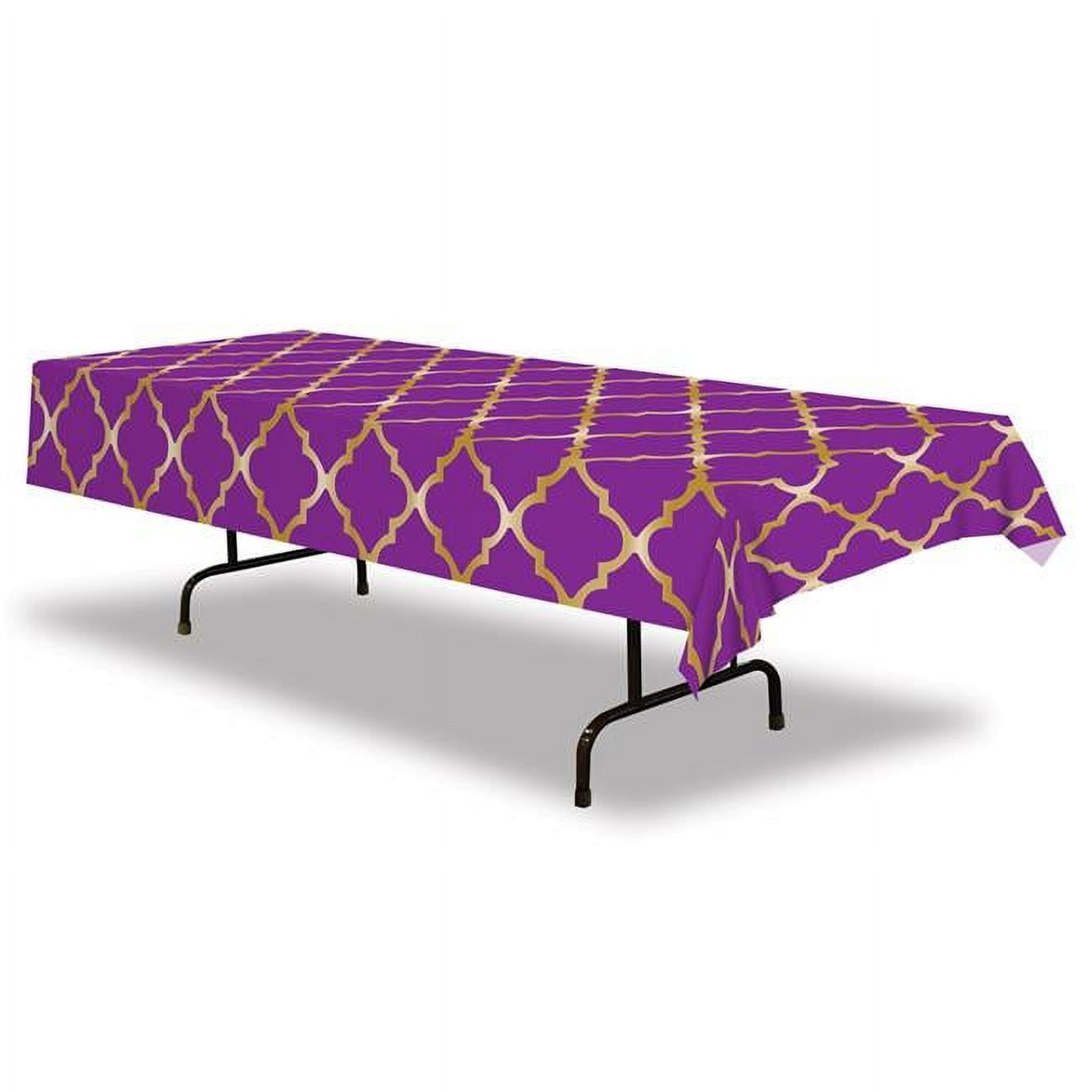 Picture of Beistle 53576 54 x 108 in. Plastic Lattice Tablecover - Pack of 12