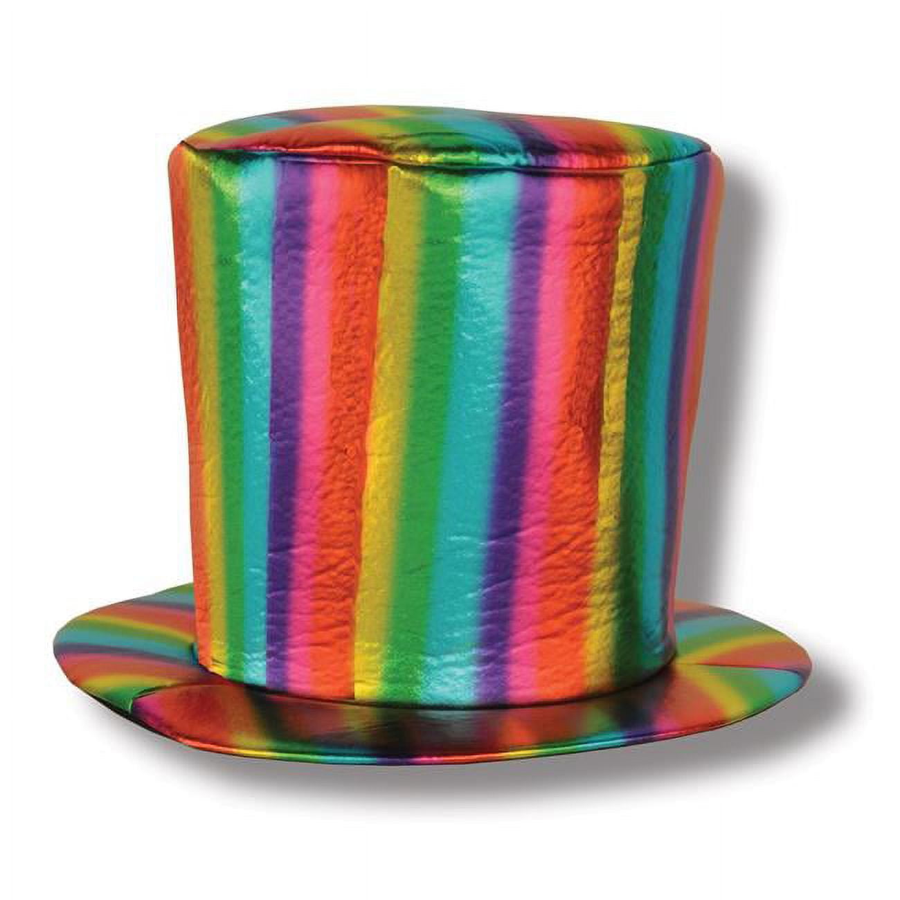 Picture of Beistle 66029 Fabric Rainbow Hat - Pack of 6 - One Size Fits All